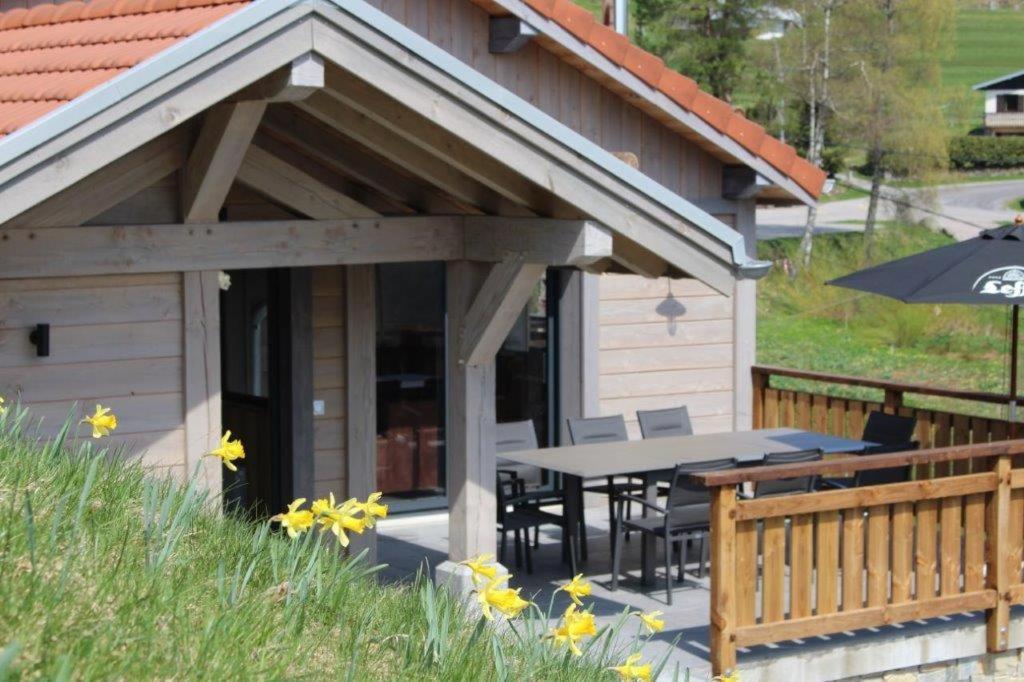 Chalet Bel Horizon La Montagne Des Lamas La Bresse Bagian luar foto